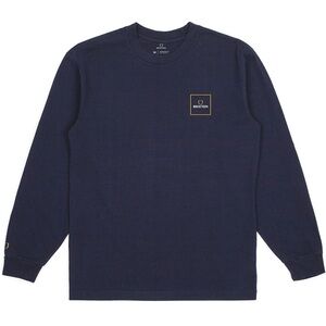 Brixton Men's Dark Blue Long Sleeve Tee